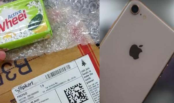 Fraud : मंगवाया था 55 हजार का आईफोन, Flipkart ने भेजी साबुन की टिकिया