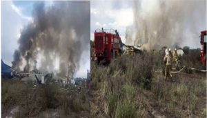 मेक्सिको में 97 यात्रियों को ले जा रहा है विमान दुर्घटनाग्रस्त