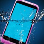 mobile phone in water