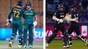 न्यूजीलैंड ने दक्षिण अफ्रीका को हराकर तीसरी बार Champions Trophy के फाइनल में बनाई जगह, 9 मार्च को भारत से होगा मुकाबला।