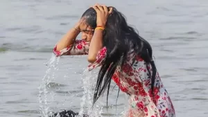 Weather Update: राजस्थान में सात साल की सबसे तेज गर्मी: जैसलमेर में पारा 46° पार, MP-UP में बारिश, बिहार में तूफान का अलर्ट।