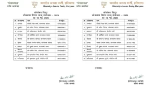 हरियाणा में BJP की ‘ऑपरेशन सिंदूर’ तिरंगा यात्रा की शुरुआत आज: पंचकूला से CM सैनी दिखाएंगे हरी झंडी, सांसदों और मंत्रियों को मिली जिम्मेदारी।