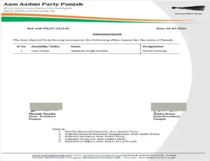 Tarn Taran Bypoll: Harmeet Sandhu Appointed AAP के Constituency Incharge, SAD ने Sukhwinder Kaur को दिया Ticket – BJP और Congress भी active