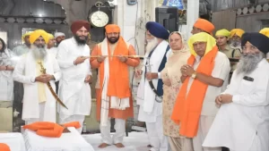 CM Nayab Singh Saini ने Gurdwara Shri Nada Sahib में माथा टेका, प्रदेशवासियों की खुशहाली के लिए की अरदास