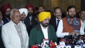 SYL पर पंजाब-हरियाणा की बैठक: दोनों सीएम बोले-अच्छे माहाैल में बात हुई है झगड़ा निपट जाना चाहिए