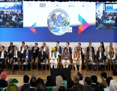 Mohali में प्रोग्रेसिव पंजाब इन्वेस्टर्स समिट शुरू: मिडिल ईस्ट को छोड़ कई देशों के उद्यमी ले रहे भाग, CM Mann ने किया उद्घाटन।