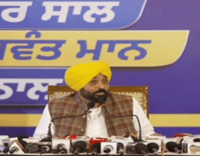 पंजाब CM भगवंत मान थोड़ी देर में करेंगे प्रेस कॉन्फ्रेंस:कृषि और सिंचाई मंत्री भी मौजूद रहेंगे, दो दिन में दूसरी प्रेसवार्ता