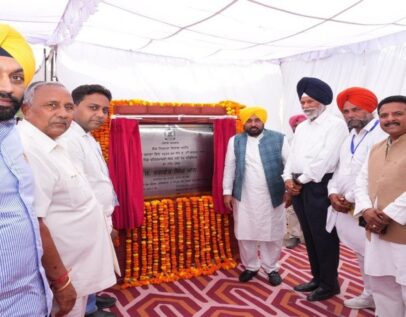 CM भगवंत सिंह मान ने समाना में खेल स्टेडियम की आधारशिला रखी; नशे के खिलाफ खेलों को सबसे प्रभावी हथियार बताया