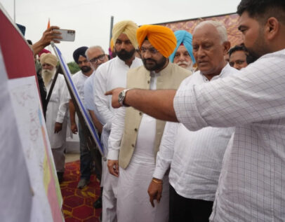 कैबिनेट मंत्री बरिंदर कुमार गोयल और तरुनप्रीत सिंह सौंद ने खन्ना में 70.52 करोड़ रुपये की लागत से पूर्ण हुए सिंचाई परियोजनाओं का किया उद्घाटन