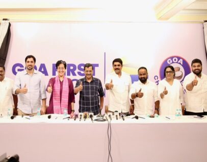 केजरीवाल ने की गोवा में आम आदमी पार्टी और गोवा फॉरवर्ड पार्टी के बीच गठबंधन की घोषणा