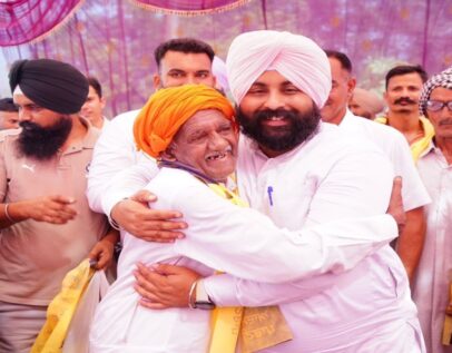 श्री आनंदपुर साहिब हलके में गूंजा भगवंत मान दोबारा का नारा