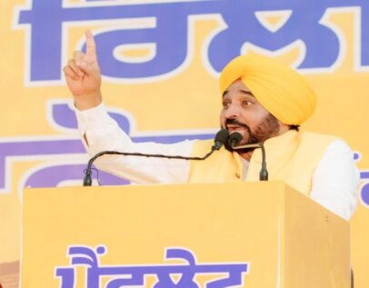 CM भगवंत मान ने लॉन्च किया चुनावी पम्पलेट, घर-घर लेकर जाएंगे लाखों ‘‘आप’’ कार्यकर्ता